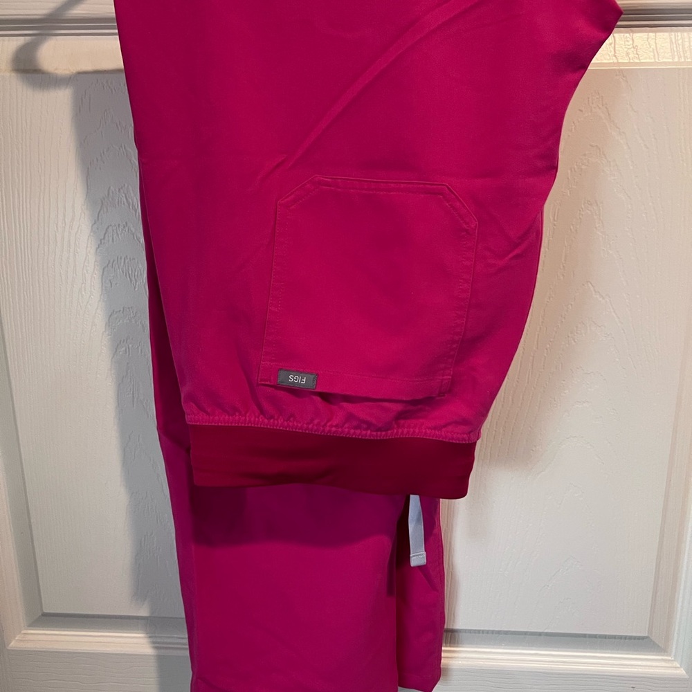 Figs Magenta Pink Scrub Pants